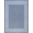thumbnail image 1 of Tayse Eco Area Rug ECO1002 Transitional Blue Angled Baltic 3' 11'' x 5'3'' Rectangle, 1 of 2