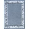 thumbnail image 1 of Tayse Eco Area Rug ECO1002 Transitional Blue Angled Baltic 5' 3" x 7' 3" Rectangle, 1 of 2