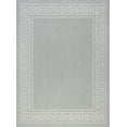 thumbnail image 1 of Tayse Eco Area Rug ECO1004 Transitional Gray Angled Curls 5' 3" x 7' 3" Rectangle, 1 of 2