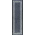 thumbnail image 1 of Tayse Eco Area Rug ECO1005 Transitional Navy Solid Angled 2' 2" x 7' 3" Rectangle, 1 of 2