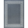 thumbnail image 1 of Tayse Eco Area Rug ECO1005 Transitional Navy Solid Angled 5' 3" x 7' 3" Rectangle, 1 of 2