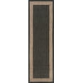 thumbnail image 1 of Tayse Eco Area Rug ECO1101 Transitional Black Banded Rows 2' 7" x 9' 10" Rectangle, 1 of 2