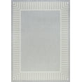 thumbnail image 1 of Tayse Eco Area Rug ECO1104 Transitional Gray Lines Banded 5' 3" x 7' 3" Rectangle, 1 of 2