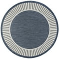 thumbnail image 1 of Tayse Eco Area Rug ECO1105 Transitional Navy Faded Shaded 7' 10 x 7' 10" Round, 1 of 2