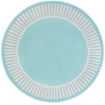 thumbnail image 1 of Tayse Eco Area Rug ECO1106 Transitional Aqua Single-Color Solid 5' 3" x 5' 3" Round, 1 of 2