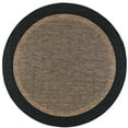 thumbnail image 1 of Tayse Eco Area Rug ECO1201 Transitional Black Solid Single-Color 5' 3" x 5' 3" Round, 1 of 2