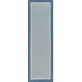 thumbnail image 1 of Tayse Eco Area Rug ECO1202 Transitional Blue Banded Rows 2' 2" x 7' 3" Rectangle, 1 of 2