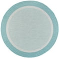 thumbnail image 1 of Tayse Eco Area Rug ECO1206 Transitional Aqua Solid Single-Color 5' 3" x 5' 3" Round, 1 of 2