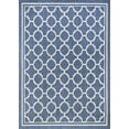 thumbnail image 1 of Tayse Eco Area Rug ECO1302 Transitional Blue Angled Rings 8' 9" x 12' 2" Rectangle, 1 of 2