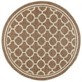 thumbnail image 1 of Tayse Eco Area Rug ECO1303 Transitional Gold Repeat Loops 5' 3" x 5' 3" Round, 1 of 2