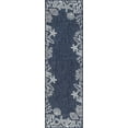 thumbnail image 1 of Tayse Eco Area Rug ECO1505 Novelty Navy Sea Coral 2' 2" x 7' 3" Rectangle, 1 of 2