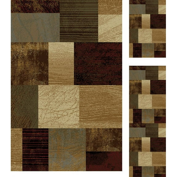 Tayse Elegance Area Rug 5210 Multi Boxes Squares