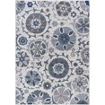thumbnail image 1 of Tayse Madison Area Rug MDN3117 Transitional Cream Rings Loops 5' x 7' Rectangle, 1 of 2