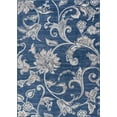 thumbnail image 1 of Tayse Madison Area Rug MDN3507 Transitional Navy Scrolls Vines 7' 6" x 9' 10" Rectangle, 1 of 2