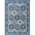 thumbnail image 1 of Tayse Madison Area Rug MDN3607 Traditional Navy Rings Repeat 2' 3" x 10' Rectangle, 1 of 2