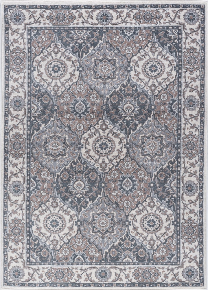 Madison Cream Synthetic 2' x 3' Rectangular Traditional Rug