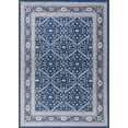 thumbnail image 1 of Tayse Madison Area Rug MDN3707 Traditional Navy Crosshatch Lines 2' 3" x 7' 3" Rectangle, 1 of 2