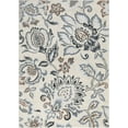 thumbnail image 1 of Tayse Madison Area Rug MDN4217 Traditional Cream Bulbs Leaves 2' 3" x 7' 3" Rectangle, 1 of 2