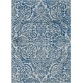 thumbnail image 1 of Tayse Madison Area Rug MDN4541 Traditional Dark Gray Solid Mirrored 5' 3" x 5' 3" Round, 1 of 2