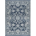 thumbnail image 1 of Tayse Madison Area Rug MDN4707 Traditional Dark Blue Rings Bulbs 8' 9" x 12' 3" Rectangle, 1 of 2