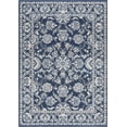 thumbnail image 1 of Tayse Madison Area Rug MDN4707 Traditional Dark Blue Rings Bulbs 8' 9" x 12' 3" Rectangle, 1 of 2