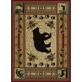 thumbnail image 1 of Tayse Nature Area Rug 6550 Novelty Brown Bears Sailing 2' x 3' Rectangle, 1 of 9