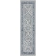 thumbnail image 1 of Tayse Nexus Area Rug NEX1201 Traditional Blue Bordered Bulbs 2' x 2' 11" Rectangle, 1 of 2