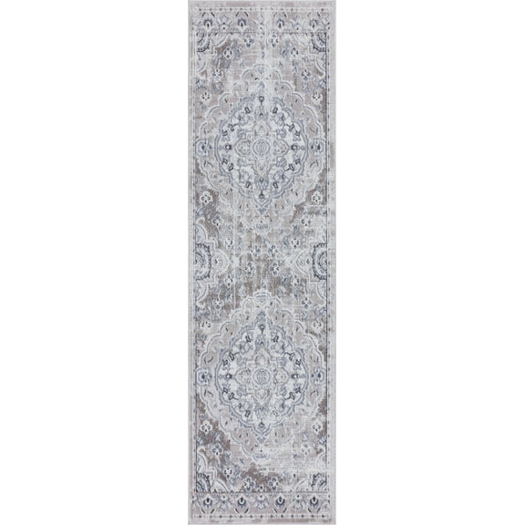 Tayse Nexus Area Rug NEX1300 Traditional Gray Faded Shaded 2' x 2' 11" Rectangle