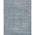 thumbnail image 1 of Tayse Nexus Area Rug NEX1501 Traditional Blue Banded Blocks 5' 3" x 7' 3" Rectangle, 1 of 2