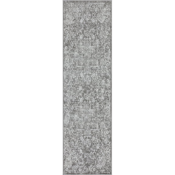 Tayse Nexus Area Rug NEX1700 Traditional Gray Faded Shaded 2' x 2' 11" Rectangle