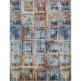 thumbnail image 1 of Tayse Reina Area Rug REI1300 Contemporary Navy Blocks Cubes 3' 11'' x 5'3'' Rectangle, 1 of 2