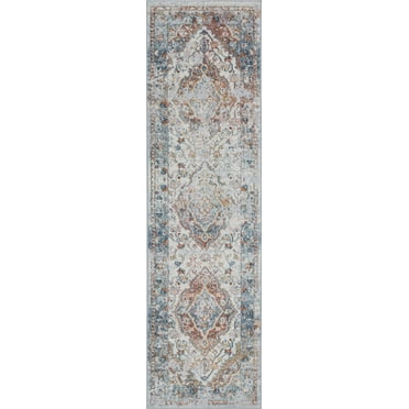Tayse Reina Area Rug REI1500 Traditional Gray Scrolls Bulbs 2' 7" x 9' 10" Rectangle