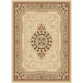 thumbnail image 1 of Tayse Sensation Area Rug 4672 IVORY Traditional Beige Medallion Border 2' x 3' Rectangle, 1 of 3