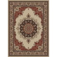 thumbnail image 1 of Tayse Sensation Area Rug 4702 Ivory Medallion Border 8' 9" x 12' 3" Rectangle, 1 of 3