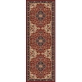 thumbnail image 1 of Tayse Sensation Area Rug 4780 RED Traditional Red Medallion Leaves 2' 3" x 7' 3" Rectangle, 1 of 3