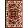 thumbnail image 1 of Tayse Sensation Area Rug 4810 RED Traditional Red Scrolls Leaves 2' x 3' Rectangle, 1 of 3
