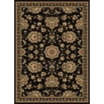 thumbnail image 1 of Tayse Sensation Area Rug 4853 Traditional Black Vines Circles 2' x 3' Rectangle, 1 of 6