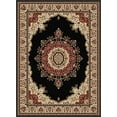 thumbnail image 1 of Tayse Sensation Area Rug SNS4703 Transitional Black Medallion Border 10' 6" x 14' 6" Rectangle, 1 of 11