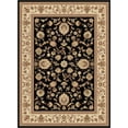 thumbnail image 1 of Tayse Sensation Area Rug SNS4723 Transitional Black Scrolls Border 2' 3" x 10' Rectangle, 1 of 6