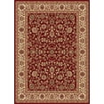 thumbnail image 1 of Tayse Sensation Area Rug 4810 RED Traditional Red Scrolls Leaves 5' 3" x 7' 3" Rectangle, 1 of 2