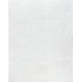 thumbnail image 1 of Tayse Soho Shag Shag Area Rug SOH1300 Transitional White Plush Stark 8' 9" x 12' 2" Rectangle, 1 of 2