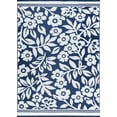 thumbnail image 1 of Tayse Sunset Area Rug SUN1002 Transitional Navy Petals Vines 7' 10" x 10' 2" Rectangle, 1 of 1