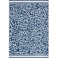 thumbnail image 1 of Tayse Sunset Area Rug SUN1102 Transitional Navy Petals Bulbs 5' x 6' 11" Rectangle, 1 of 1