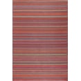 thumbnail image 1 of Tayse Sunset Area Rug SUN1405 Contemporary Red Straight Lanes 7' 10" x 10' 2" Rectangle, 1 of 1