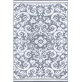 thumbnail image 1 of Tayse Sunset Area Rug SUN1603 Transitional Gray Curls Bulbs 5' x 6' 11" Rectangle, 1 of 1