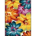 thumbnail image 1 of Tayse Symphony Area Rug SMP1005 Contemporary Multi-Color Petals Buds 2' x 3' Rectangle, 1 of 10