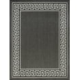 thumbnail image 1 of Tayse Traditional Black Banded Rows Area Rugs, 5' 3" x 7' 3", 1 of 2