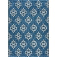 thumbnail image 1 of Tayse Veranda Area Rug VND1514 Transitional Indigo Half-Brick Swirls 2' 7" x 7' 3" Rectangle, 1 of 11
