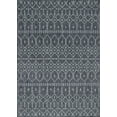 thumbnail image 1 of Tayse Veranda Area Rug VND2018 Contemporary Charcoal Banded Rows 7' 10" x 10' 3" Rectangle, 1 of 4