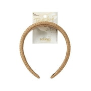 Tayshia by Scunci Fashionable Raffia Headband, Beige, 1 Count